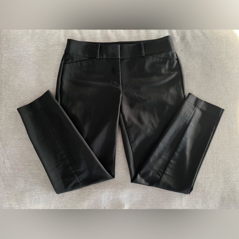 Women's ANN TAYLOR LOFT Julie Skinny Black Pants Size: 2
